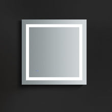 Load image into Gallery viewer, Fresca FMR023030 Santo 30" Wide x 30" Tall Bathroom Mirror w/ LED Lighting and Defogger