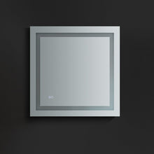 Load image into Gallery viewer, Fresca FMR023030 Santo 30" Wide x 30" Tall Bathroom Mirror w/ LED Lighting and Defogger
