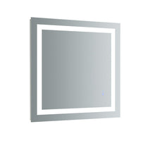 Load image into Gallery viewer, Fresca FMR023030 Santo 30" Wide x 30" Tall Bathroom Mirror w/ LED Lighting and Defogger