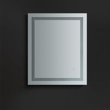 Load image into Gallery viewer, Fresca FMR023630 Santo 36" Wide x 30" Tall Bathroom Mirror w/ LED Lighting and Defogger