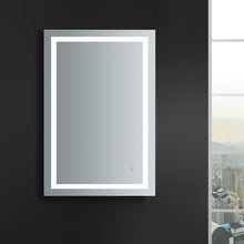 Load image into Gallery viewer, Fresca FMR024830 Santo 48" Wide x 30" Tall Bathroom Mirror w/ LED Lighting and Defogger