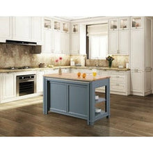 Load image into Gallery viewer, Design Element KD-01-GY Medley 54 In. Kitchen Island With Slide Out Table in Gray