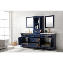 Load image into Gallery viewer, Design Element ML-84MC-BLU Milano 84" Double Sink Bathroom Vanity Modular Set in Blue
