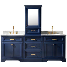 Load image into Gallery viewer, Design Element ML-96MC-BLU Milano 96" Double Sink Bathroom Vanity Modular Set in Blue
