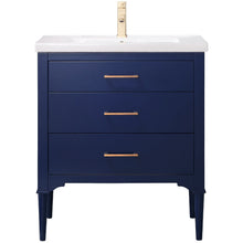 Load image into Gallery viewer, Design Element S01-30-BLU Mason 30" Single Sink Vanity In Blue