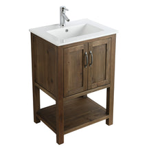 Load image into Gallery viewer, Design Element DEC4006-S Austin 24" Single Sink Vanity in Walnut