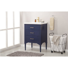 Load image into Gallery viewer, Design Element S01-24-BLU Mason 24" Single Sink Vanity In Blue