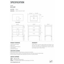 Load image into Gallery viewer, Design Element S01-30-WT Mason 30" Single Sink Vanity In White