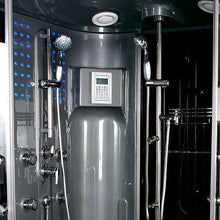 Load image into Gallery viewer, Maya Bath 122 Siena-Gray-Left Steam Shower