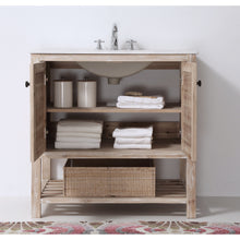 Load image into Gallery viewer, Legion Furniture WH5136 36" SOLID WOOD SINK VANITY WITH MARBLE TOP-NO FAUCET