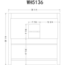 Load image into Gallery viewer, Legion Furniture WH5136 36" SOLID WOOD SINK VANITY WITH MARBLE TOP-NO FAUCET