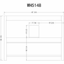 Load image into Gallery viewer, Legion Furniture WH5148 48" SOLID WOOD SINK VANITY WITH MARBLE TOP-NO FAUCET