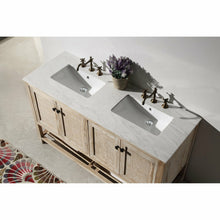 Load image into Gallery viewer, Legion Furniture WH5160 60" SOLID WOOD SINK VANITY WITH MARBLE TOP-NO FAUCET