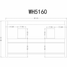 Load image into Gallery viewer, Legion Furniture WH5160 60" SOLID WOOD SINK VANITY WITH MARBLE TOP-NO FAUCET