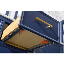 Load image into Gallery viewer, Legion Furniture WLF2154-B 54" BLUE FINISH DOUBLE SINK VANITY CABINET WITH CARRARA WHITE TOP