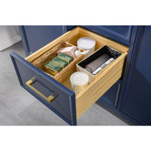 Load image into Gallery viewer, Legion Furniture WLF2154-B 54" BLUE FINISH DOUBLE SINK VANITY CABINET WITH CARRARA WHITE TOP