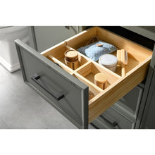 Load image into Gallery viewer, Legion Furniture WLF2154-PG 54" PEWTER GREEN FINISH DOUBLE SINK VANITY CABINET WITH BLUE LIME STONE TOP