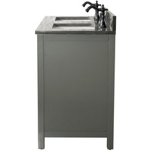 Load image into Gallery viewer, Legion Furniture WLF2154-PG 54" PEWTER GREEN FINISH DOUBLE SINK VANITY CABINET WITH BLUE LIME STONE TOP