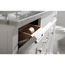 Load image into Gallery viewer, Legion Furniture WLF2254-W 54" WHITE FINISH DOUBLE SINK VANITY CABINET WITH CARRARA WHITE TOP