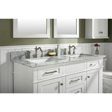 Load image into Gallery viewer, Legion Furniture WLF2254-W 54" WHITE FINISH DOUBLE SINK VANITY CABINET WITH CARRARA WHITE TOP