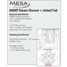 Load image into Gallery viewer, Mesa 608P Steam Shower 63" X 63" X 85"