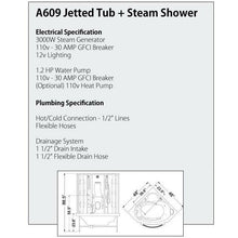 Load image into Gallery viewer, Mesa 609P Steam Shower 48" X 48" X 85"