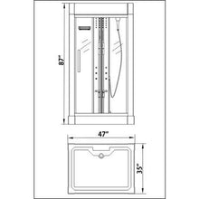 Load image into Gallery viewer, MESA 500L STEAM SHOWER 47" X 35" X 85"