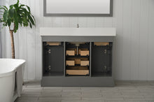 Load image into Gallery viewer, Design Element ML-48-GY Milano 48&quot; Bathroom Vanity in Gray