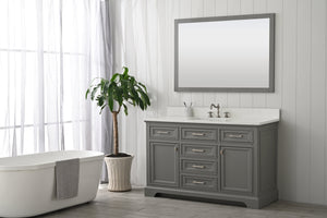 Design Element ML-54-GY Milano 54" Bathroom Vanity in Gray