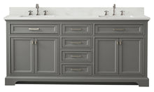 Load image into Gallery viewer, Design Element ML-72-GY Milano 72&quot; Bathroom Vanity in Gray