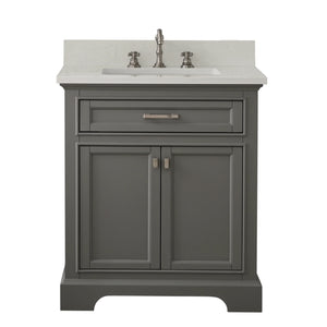 Design Element ML-30-GY Milano 30" Bathroom Vanity in Gray