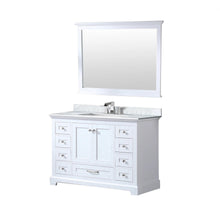 Load image into Gallery viewer, Lexora LD342248SA00000 Dukes 48&quot; White Vanity Cabinet Only