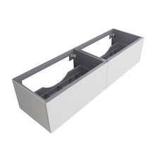 Load image into Gallery viewer, LAVIVA 313VTR-72DCW Vitri 72&quot; Cloud White Double Sink Wall Hung Bathroom Vanity Cabinet