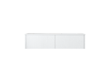 Load image into Gallery viewer, LAVIVA 313LGN-60DAW-MW Legno 60&quot; Alabaster White Double Sink Bathroom Vanity with Matte White VIVA Stone Solid Surface Countertop