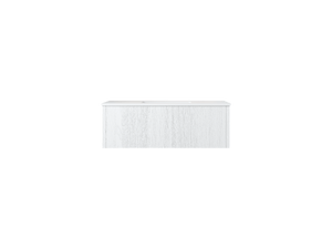 LAVIVA 313LGN-42AW-MW Legno 42" Alabaster White Bathroom Vanity with Matte White VIVA Stone Solid Surface Countertop