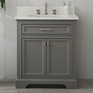 Design Element ML-30-GY Milano 30" Bathroom Vanity in Gray