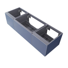 Load image into Gallery viewer, LAVIVA 313VTR-66NB Vitri 66&quot; Nautical Blue Single Sink Wall Hung Bathroom Vanity Cabinet