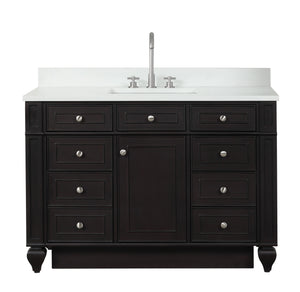 Design Element WN-48-ES Winston 48" Single Sink Bathroom Vanity Espresso Finish