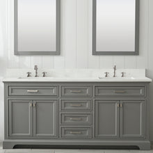 Load image into Gallery viewer, Design Element ML-72-GY Milano 72&quot; Bathroom Vanity in Gray