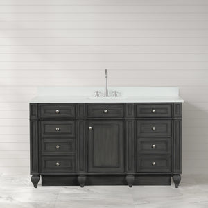 Design Element WN-60S-GY Winston 60" Single Sink Vanity in Gray Finish