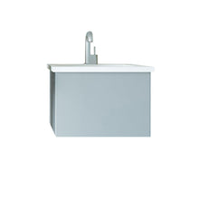 Load image into Gallery viewer, LAVIVA 313VTR-24FG-MW Vitri 24&quot; Fossil Grey Bathroom Vanity with VIVA Stone Matte White Solid Surface Countertop