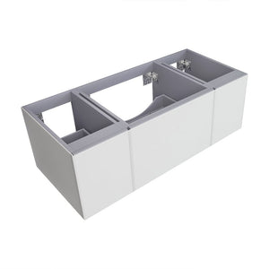 LAVIVA 313VTR-48CW Vitri 48" Cloud White Wall Hung Bathroom Vanity Cabinet