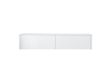Load image into Gallery viewer, LAVIVA 313LGN-72DAW-MW Legno 72&quot; Alabaster White Double Sink Bathroom Vanity with Matte White VIVA Stone Solid Surface Countertop