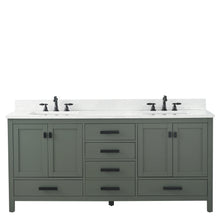 Load image into Gallery viewer, Design Element V01-72-VG Valentino 72&quot; Double Sink Vanity in Green