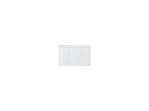 LAVIVA 313LGN-24AW-MW Legno 24" Alabaster White Bathroom Vanity with Matte White VIVA Stone Solid Surface Countertop