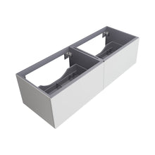 Load image into Gallery viewer, LAVIVA 313VTR-60DCW Vitri 60&quot; Cloud White Double Sink Wall Hung Bathroom Vanity Cabinet