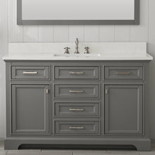Load image into Gallery viewer, Design Element ML-54-GY Milano 54&quot; Bathroom Vanity in Gray