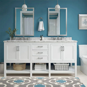 Design Element AF-72-WHI Affinity 72" Single Sink Vanity in White