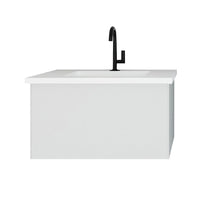 Load image into Gallery viewer, LAVIVA 313VTR-30CW-MW Vitri 30&quot; Cloud White Bathroom Vanity with VIVA Stone Matte White Solid Surface Countertop