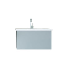 Load image into Gallery viewer, LAVIVA 313VTR-30FG-MW Vitri 30&quot; Fossil Grey Bathroom Vanity with VIVA Stone Matte White Solid Surface Countertop